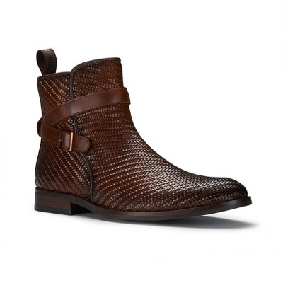 woven cognac