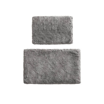 2pk Ritzy Cotton Solid Tufted Bath Rug Set