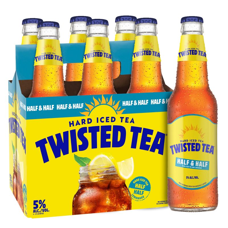 Twisted Tea Half &#38; Half Hard Iced Tea - 6pk/12 fl oz Bottles, 1 of 10