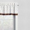 Bacati - Rod Pocket Window Valance Baby & Me Giraffe Multi - 3 of 4