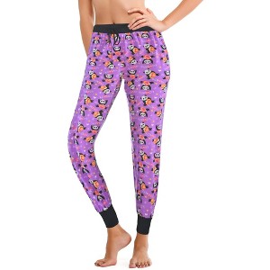 JEFFRICO Pajama Pants For Women Soft Comfy Drawstring Jogger Pajama Pants Sleepwear - 1 of 4