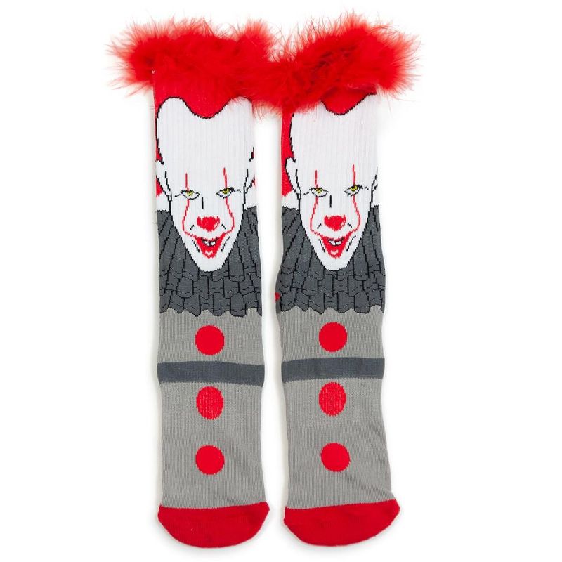 Hypnotic Socks IT Pennywise Athletic Crew Socks - Tube Socks for Adults with 3D Print - 1 Pair, 4 of 8
