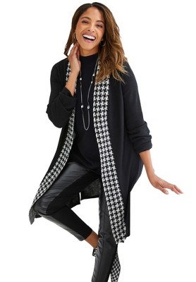 Jessica London Women's Plus Size Fine Gauge Cardigan Topper