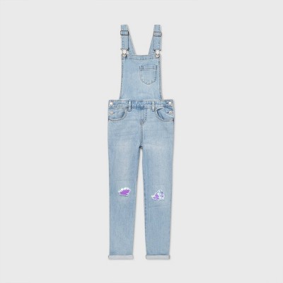 light washed overalls