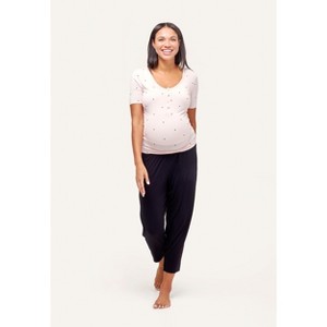 NOM Maternity Rhys Nursing Tee. - 1 of 4