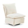 Detachable Off Chenille 360° Swivel Rocking Single Sofa Chair, Comfortable Lounge Accent Chair for Living Room - 4 of 4