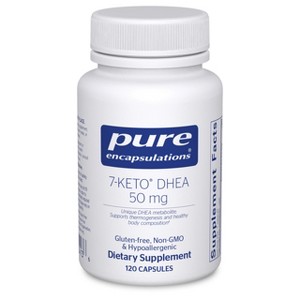 Pure Encapsulations 7-Keto DHEA 50 mg - Unique DHEA Metabolite Supplement to Support Thermogenesis and Healthy Body Composition* - 1 of 4