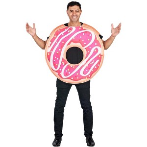 Angels Costumes Pink Donut Adult Costume | One Size - 1 of 3