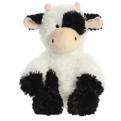 Aurora Sweet & Softer 9 Cow White Stuffed Animal : Target