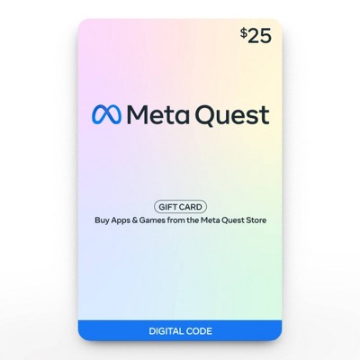 Meta Quest Gift Card - $25 (Digital) : Target