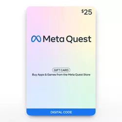 Meta Quest Gift Card - $25 (Digital)