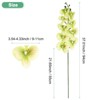 Unique Bargains Artificial Orchid Flowers Nine-headed Large Faux Phalaenopsis Silk Bouquets Real Touch 37 Inch - 3 of 4