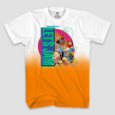 Boys' Space Jam Cloud Wash Short Sleeve Graphic T-Shirt - Orange XS
