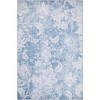 Floral Rug Vintage Distressed Rug Colorful Indoor Floor Mat Washable Accent Rug - 3 of 4
