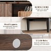 GustoWave Rustic TV Stands, Entertainment Center with Sliding Doors & Adjustable Shelves - 4 of 4