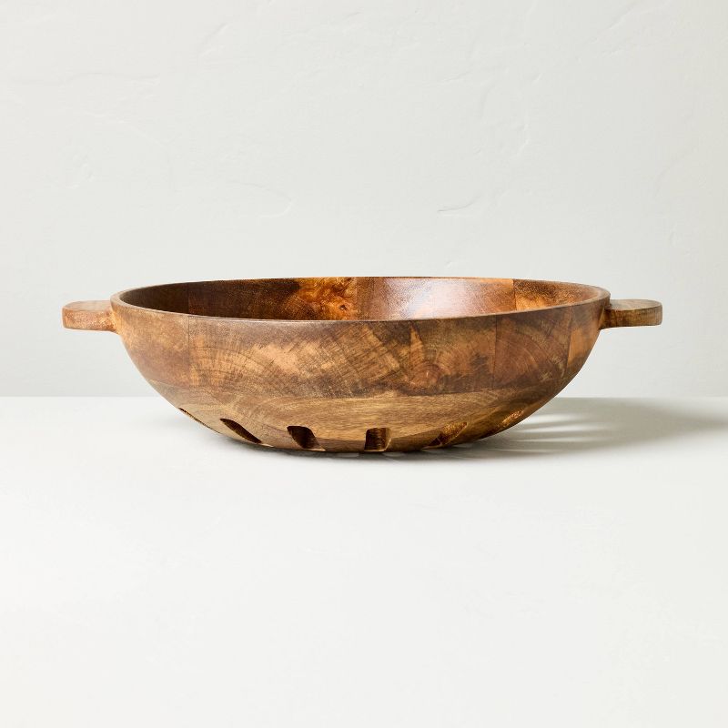 42oz Wooden Harvest Bowl - Hearth &#38; Hand&#8482; with Magnolia, 1 of 5