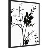 Amanti Art 18"x24" Nature Silhouette II (Leaves) by Danielle Carson Framed Canvas Wall Art Print: Modern Botanical Lithograph - 2 of 4