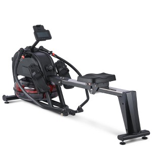 Rowing Machine, Magnetic Rowing Machine for Home Use - 16 Levels Quiet Dual Slide 350 LB Capacity App Compatible Workout Equipment - 1 of 4