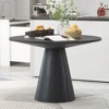 NicBex 46.5 Inch Round Dining Table,Modern Kitchen Table with MDF Tabletop for 4 Person,Living Dining Room,Black - 2 of 4