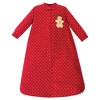 Hudson Baby Infant Girl Long-Sleeve Fleece Sleeping Bag, Sugar Spice - 2 of 3