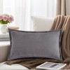 REGALWOVEN Striped Corduroy Decorative Throw Pillow Covers for Couch Bed Sofa Home Decor 2 Pcs - 2 of 4