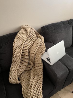 Target chunky knit online throw