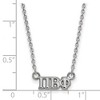 Black Bow Jewelry Sterling Silver Pi Beta Phi Greek Life Necklace 18 Inch - 2 of 4