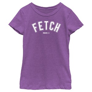 Girl's Mean Girls Collegiate Fetch T-Shirt - 1 of 4