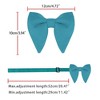 Allegra K Men's Pre-tied Solid Color Formal Party Prom Velvet Bow Ties One Size - 4 of 4