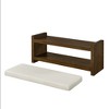Vynxaria 47" Accent Bench with Shoe Rack ¨C Stylish Padded Seating & Storage Solution - 4 of 4