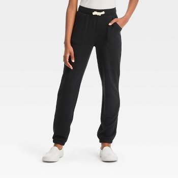 Hanes Women's Black Ecosmart Fleece Sweatpants Size 12-14 Large for sale  online