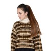 Alilang Straight Ponytail Extension - 24 Inch Long Straight Wrap Around Ponytail for Women Clip Ponytail Hair Extensions Synthetic - 2 of 4