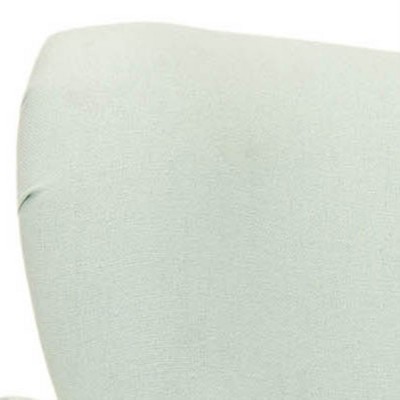 Robins Egg Blue Transitional Arm Chair with Silver Nail Heads