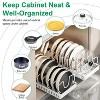 LunaLulinlk Pull Out Pots And Pans Organizer Under Cabinet With 8 Adjustable Dividers Sliding Pots Holder - 2 of 4