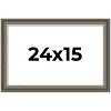 PosterPalooza | Weathered Black Picture Frame - UV Acrylic, Backing Board, Hanging Hardware Included - 2 of 4