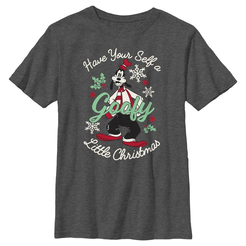 Boy's Mickey & Friends Have A Goofy Christmas T-Shirt, 1 of 6