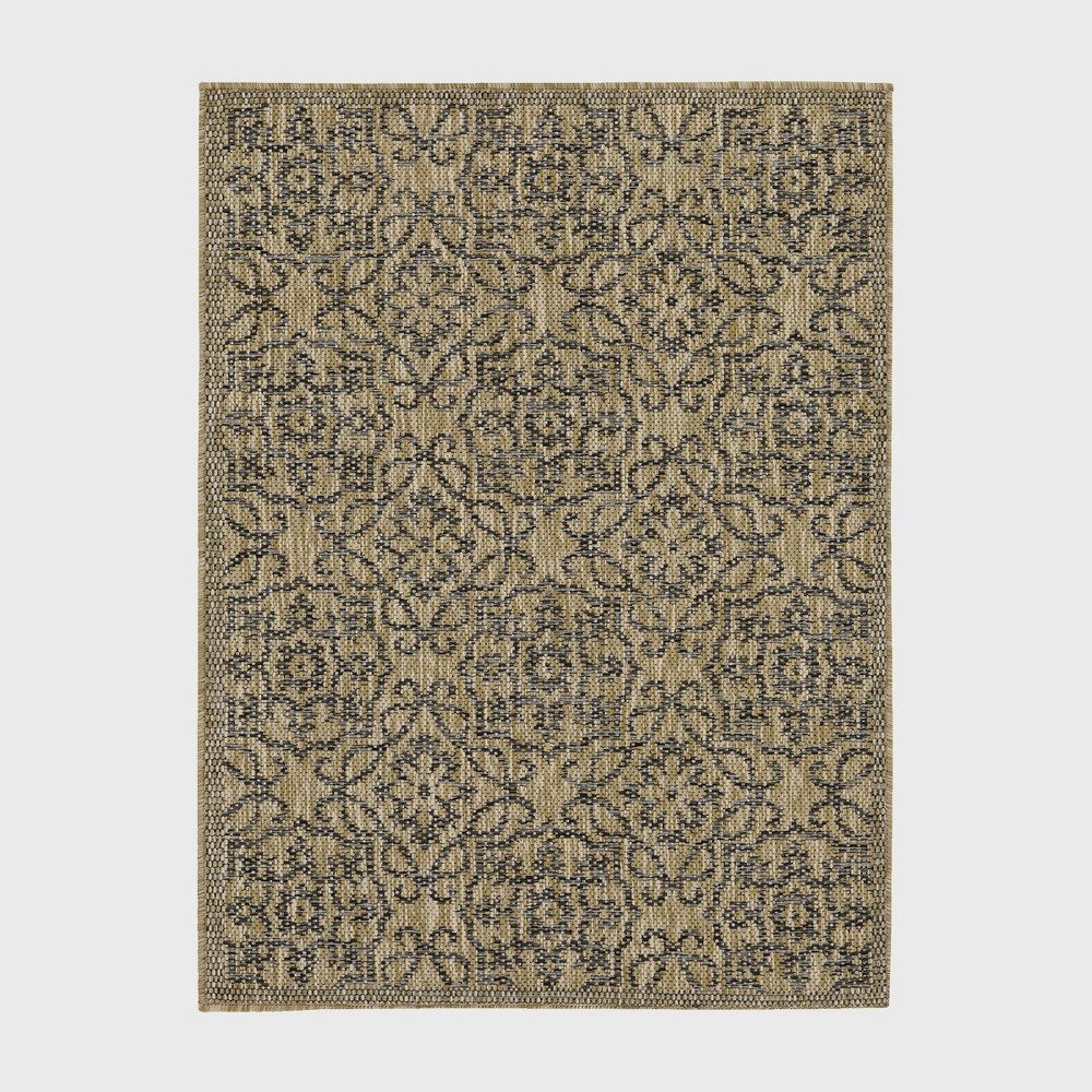 Photos - Area Rug Playa Rug 4'x6' Machine Washable Eliza Rectangle Woven Indoor Outdoor Area