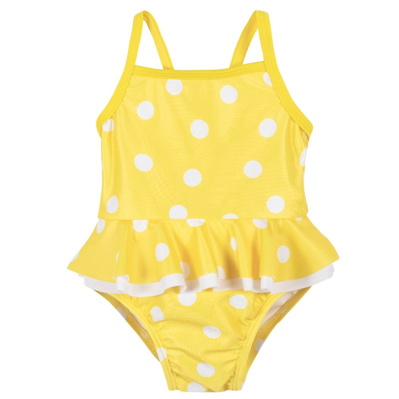 Gerber Infant & Toddler Girls' One-Piece Swimsuit UPF 50+, 1 of 6