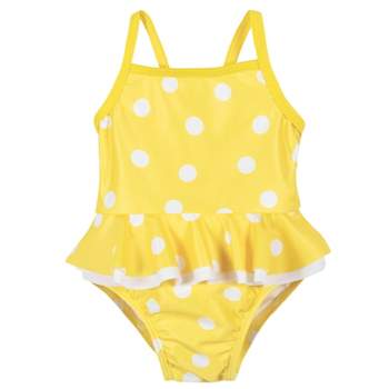 Gerber Infant & Toddler Girls' One-Piece Swimsuit UPF 50+