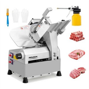 10 in. 540W 110V Automatic Commercial Meat Slicer Machine - 1 of 4