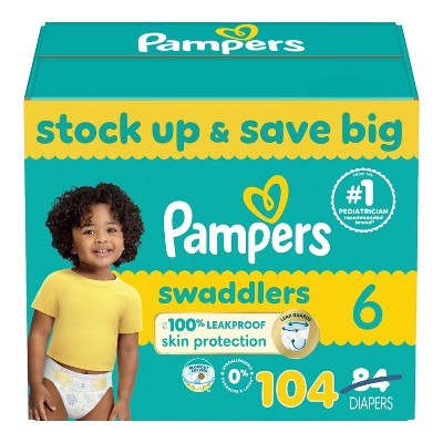 Pampers Swaddlers Sensitive Disposable Diapers - (Select Size and Count)