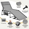 Yaheetech Folding Tanning Chair with 5 Back Adjustable Positions - 4 of 4