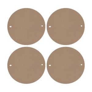 Unique Bargains Wooden Resistance to Warping and Cracking Round Pottery Wheel Bats - 1 of 4
