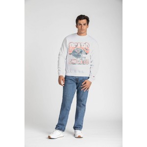 NFL Chicago Bears Men's Champion White Crew Neck Fleece Sweatshirt - 1 of 4