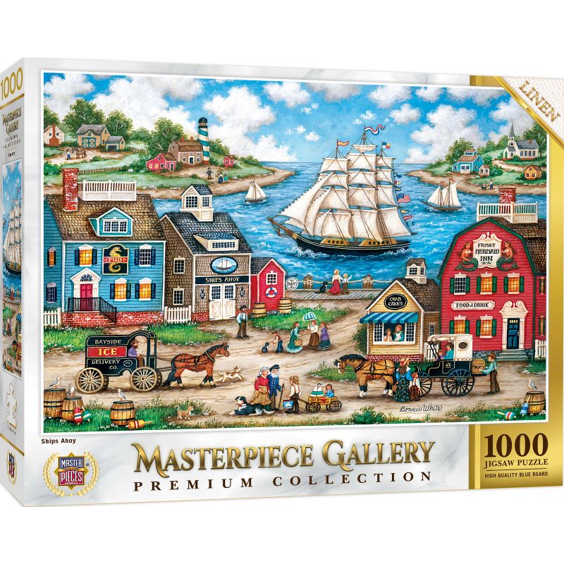 MasterPieces 1000 Piece Jigsaw Puzzle for Adults - Ships Ahoy - 26.8"x19.3", 2 of 7