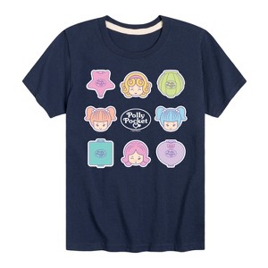 Boys' - Polly Pocket - Polly Pocket Grid Short Sleeve Graphic T-Shirt - 1 of 3