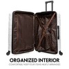 ELLE Luggage Wayfarer 3pc Expandable Monogram Spinner Hardside Luggage Set - 3 of 4