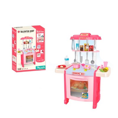 Northlight 42-Pieces Cooking Chef Kitchen Playset with Light and Sound Children's Toy – Battery Operated 20.25”