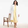 Lands' End Women's Cotton Terry Knee Length Spa Bath Robe - 4 of 4