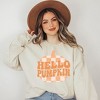 Simply Sage Market Women's Graphic Sweatshirt Hello Pumpkin Sparkles - 2 of 4